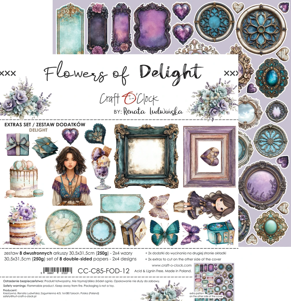 CC-C85-FOD-13 FLOWERS OF DELIGHT - EXTRAS set - MIX