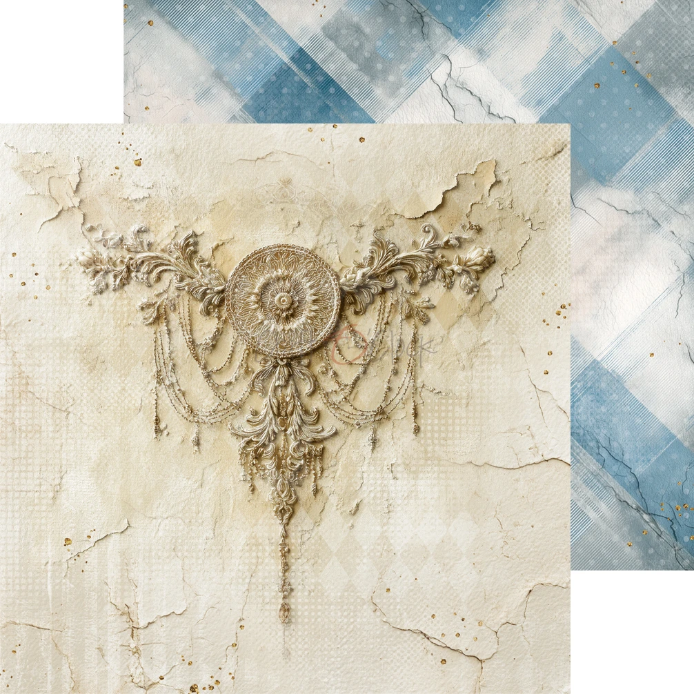 CC-C86-MME-08 MR. & MRS. ELEGANCE - paper pad 20,3x20,3cm -BASIC