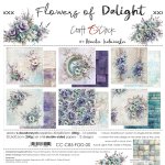 CC-C85-FOD-00 FLOWERS OF DELIGHT- paper pad 30,5x30,5cm 