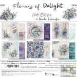CC-C85-FOD-07 FLOWERS OF DELIGHT  - paper pad 20,3x20,3cm 