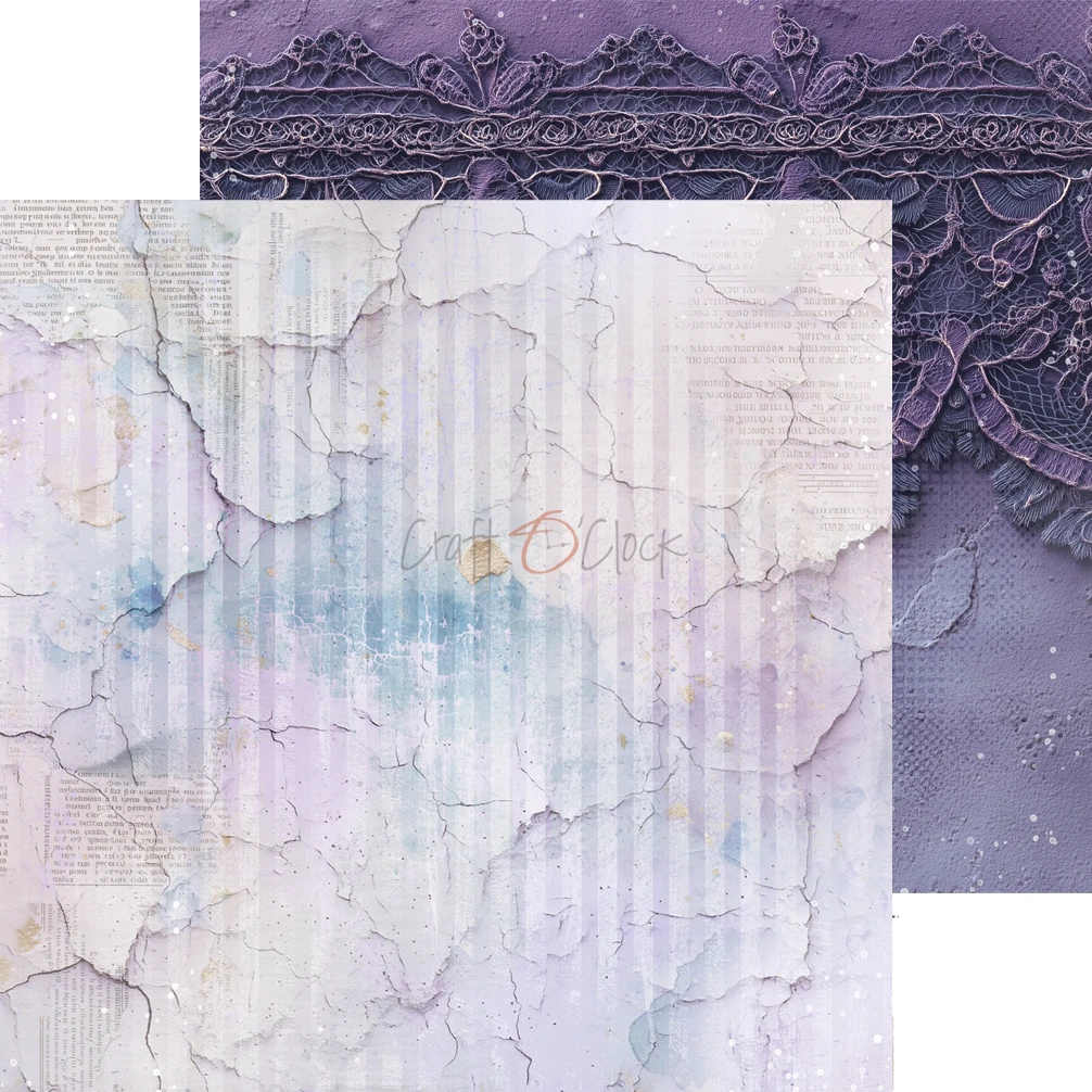 CC-C85-FOD-09 FLOWERS OF DELIGHT - paper pad 20,3x20,3cm -MIX