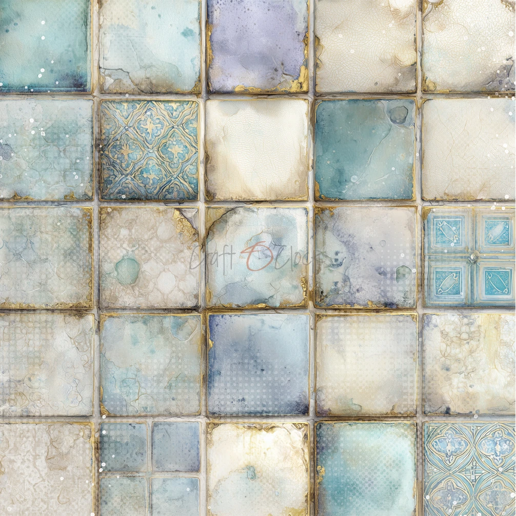 CC-C85-FOD-10 FLOWERS OF DELIGHT - paper pad 15,25x15,25cm