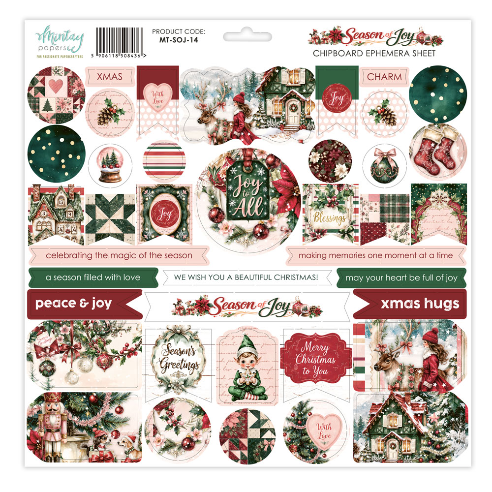 MT-SOJ-14 Season of Joy Paper stickers - Berrmata elements