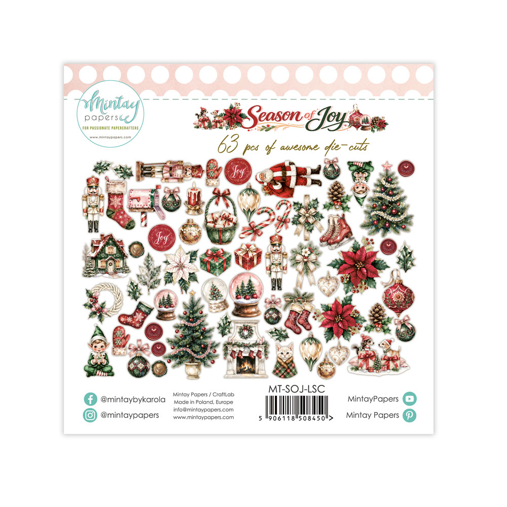MT-SOJ-LSC Season of Joy -MINTAY MINTAY - die cuts