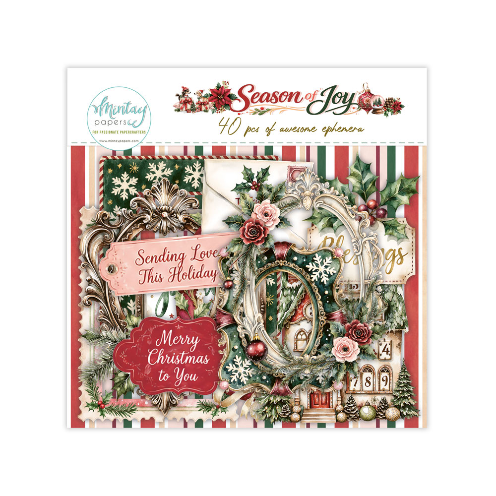 MT-SOJ-LSCE Season of Joy Ephemery - MINTAY - die cuts