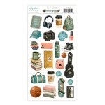 MT-TSP-12 Teen Spirit Paper stickers - elements - MINTAY