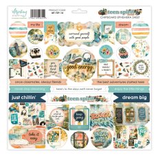 MT-TSP-14 Teen Spirit  Paper stickers - Berrmata elements