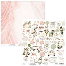 MT-TWD-09 The Wedding Day -double-sided paper with elements 30.5x30.5cm