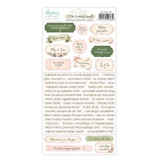 MT-TWD-13PL The Wedding Day Paper stickers - elements PL - MINTAY