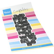 CR1735 Metal Die Marianne Design -Alphabet (M)