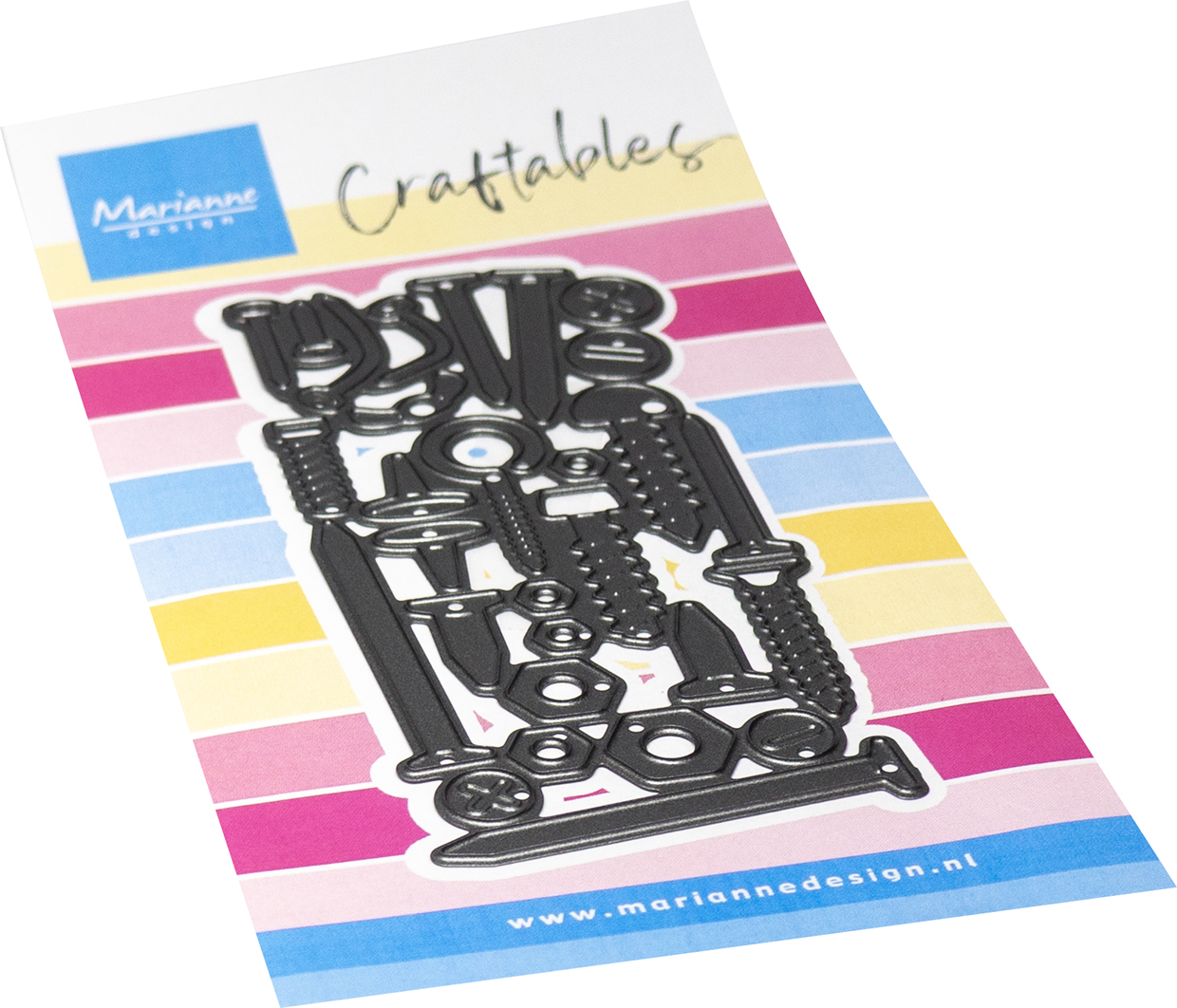 CR1736 Metal Die Marianne Design -Punch die XL-Nuts & bolts