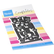 CR1736 Metal Die Marianne Design -Punch die XL-Nuts & bolts