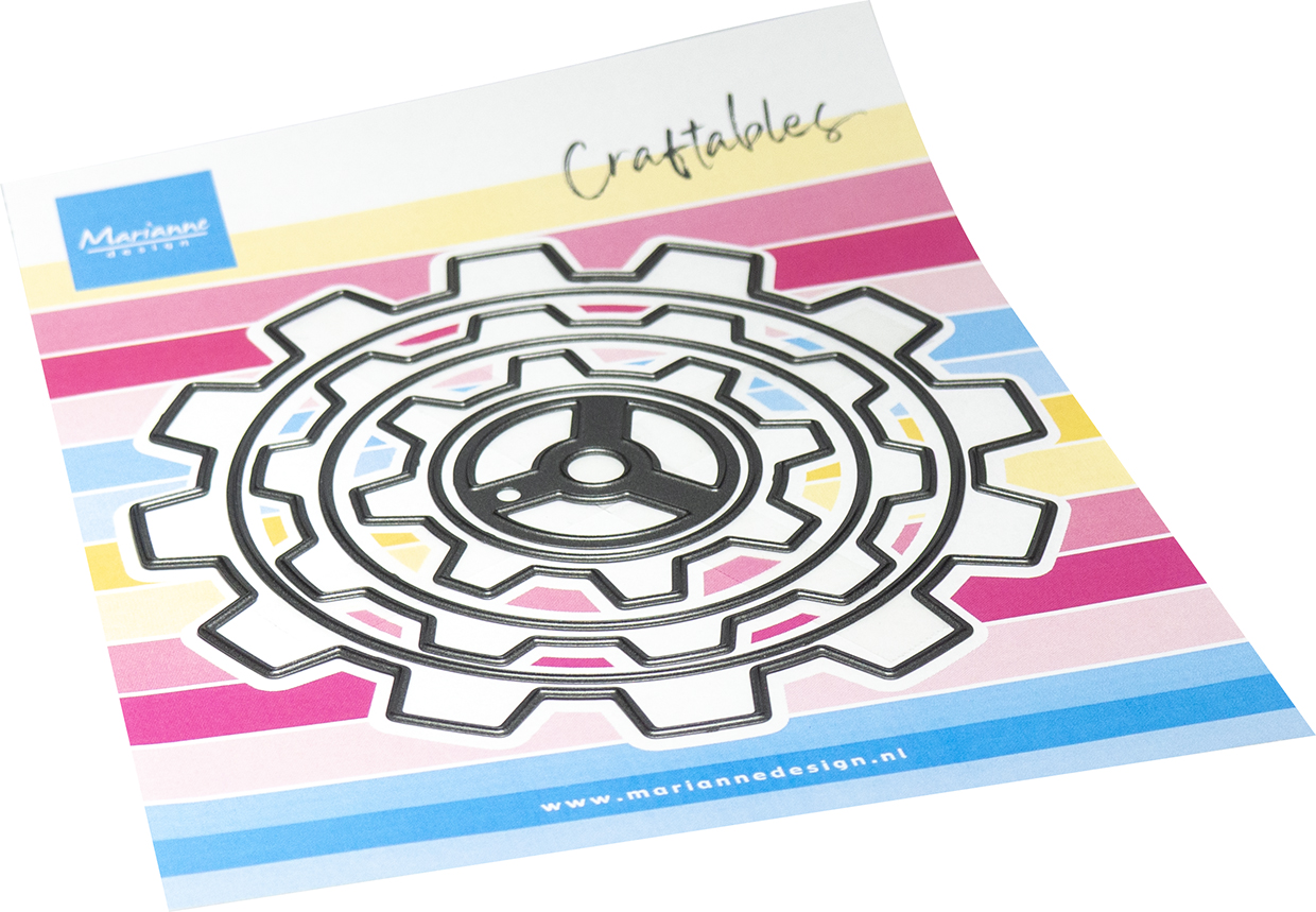 CR1737 Metal Die Marianne Design -Gears