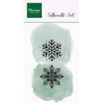 CS1199 Silhouette Art - Ice crystals