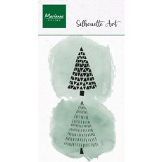 CS1202 Silhouette Art - Merry Trees