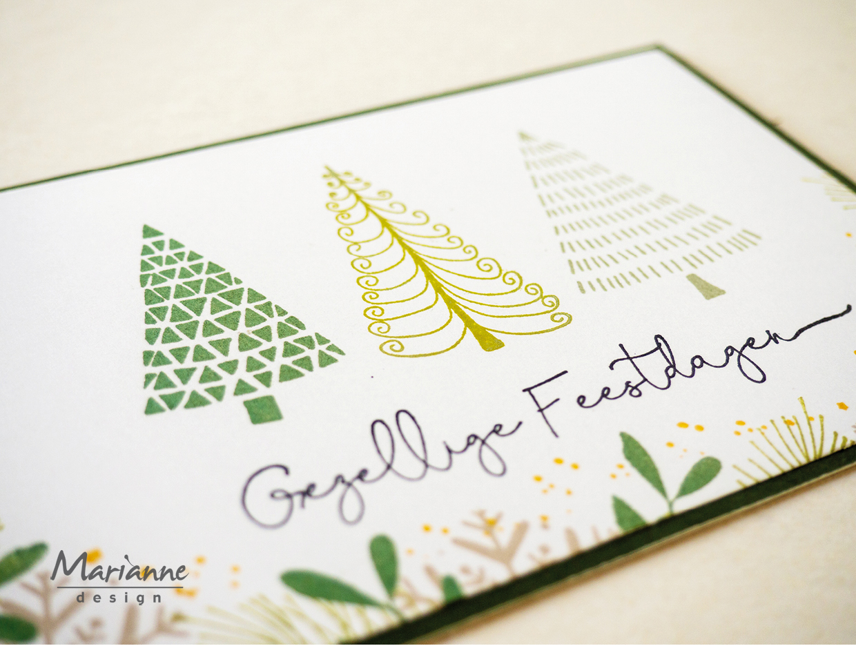 CS1202 Silhouette Art - Merry Trees