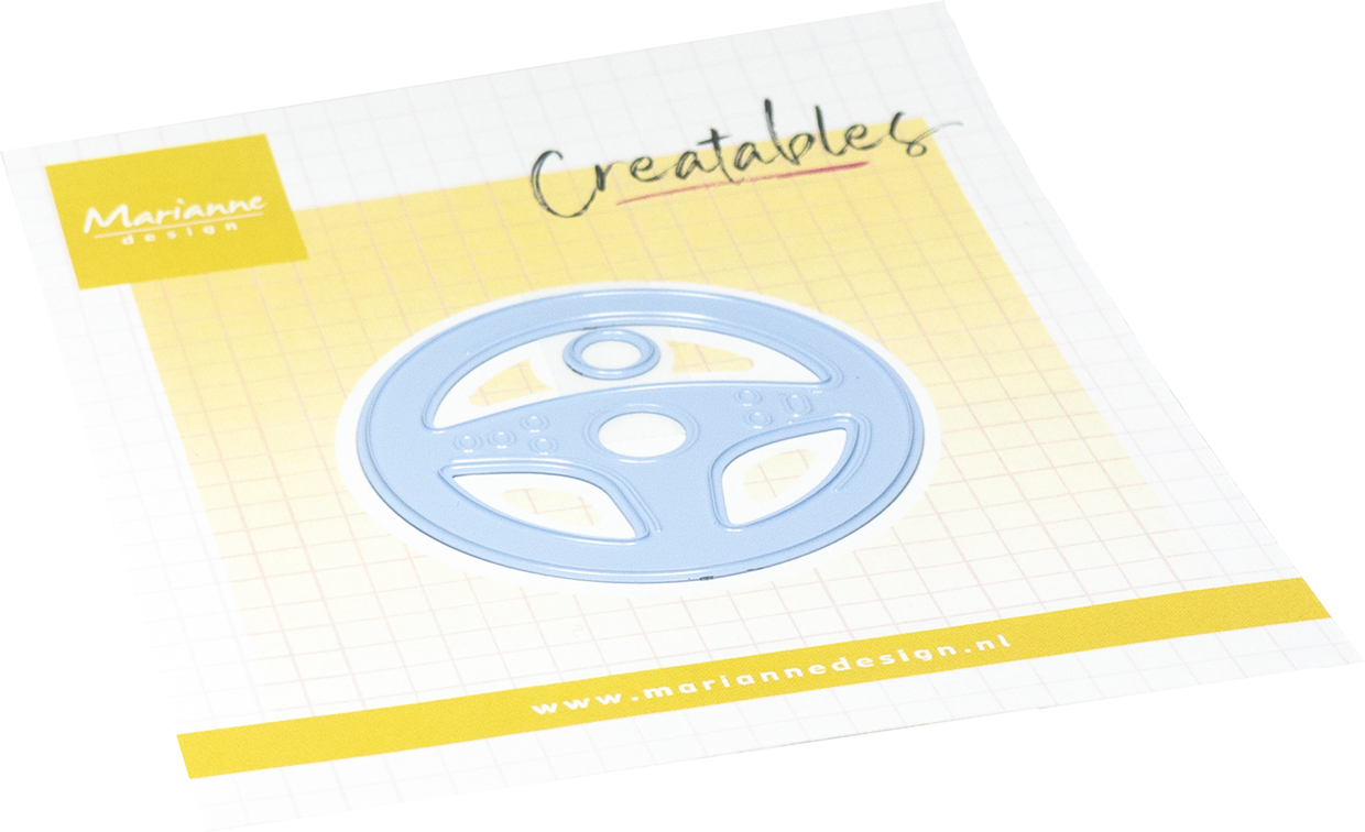 LR0962 Metal Die Marianne Design Creatables -Steering wheel