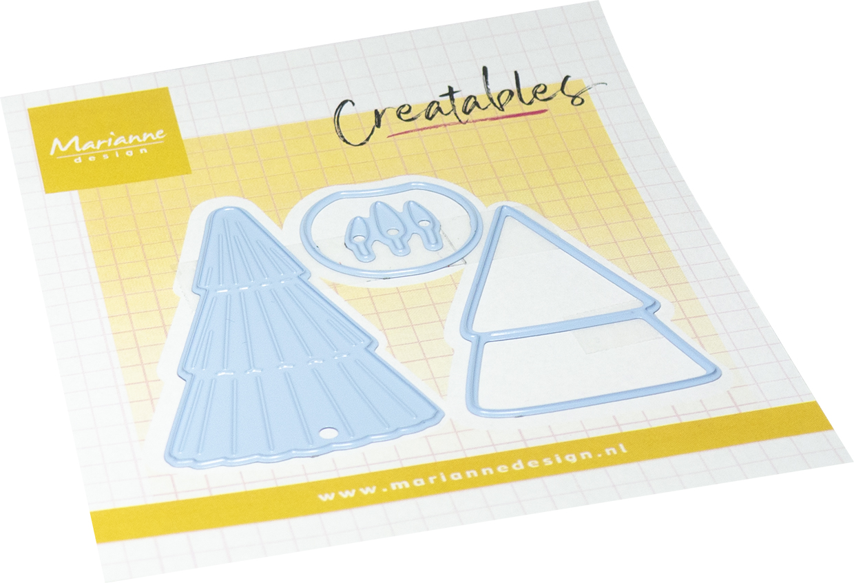 LR0963 Metal Die Marianne Design Creatables -Christmas candles