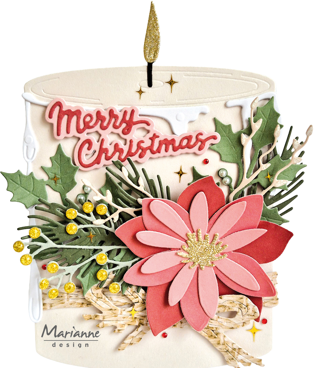 LR0965 Metal Die Marianne Design Creatables -Candle (XL)