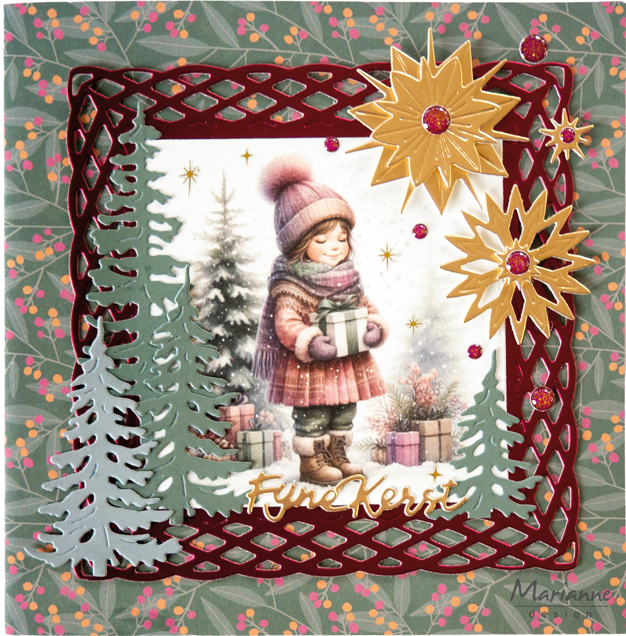 LR0966 Metal Die Marianne Design Creatables -Sparkling stars ( set)