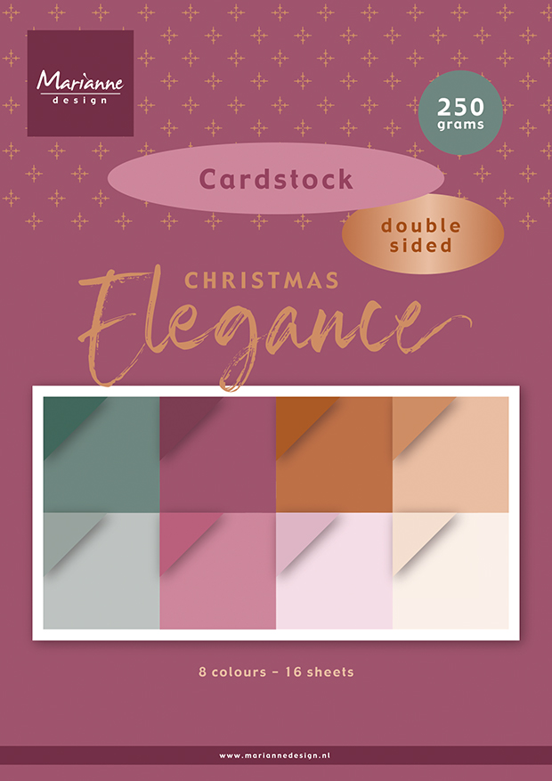 PK9224 Christmas Elegance - Cardstock- paper pad A4
