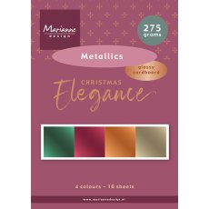PK9225 Christmas Elegance -Metallics- paper pad A5