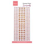 PL4542 Enamel dots - Burgundy