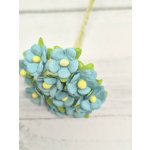 AC-S10m-7 LIGHT TURQUISE- Achillea Cottage I am Roses Paper Flowers - 5pcs
