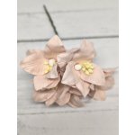 LY1-122 PALE BLUSH PINK Lily Paper Flowers - 5pcs