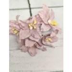 LY1-188 SOFT LILAC PURPLE Lily Paper Flowers - 5pcs