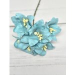 LY1-451 LIGHT TURQUISE BLUE Lily Paper Flowers - 5pcs