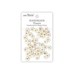 CR103039 Little Birdie Handmade Printed Paper Flowers Esme Ivory Pearl -50pcs