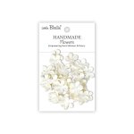 CR103049 Little Birdie Handmade Printed Paper Flowers Pearl Petites Ivory Pearl -30pcs