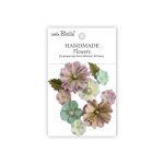 CR103259 Little Birdie Handmade Printed Paper Flowers Liora  Fairy Garden -10pcs