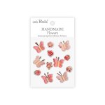 CR103308 Little Birdie Handmade Printed Paper Flowers Roses & Butterflies Pink Passion -12pcs