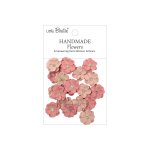 CR109890 Little Birdie Handmade Printed Paper Flowers Twinkle Pink Passion -20pcs