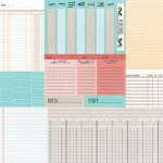 TCMEM102 Papier dwustronny 30,5 x 30,5 cm Ledger Cards - Memories Teresa Collins