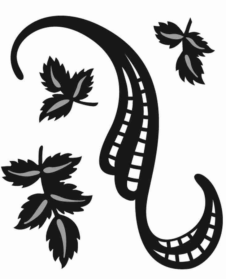 CR1245 Wykrojniki Craftable Tiny's Swirls & Leaves 3
