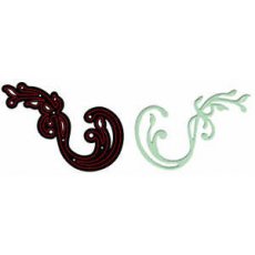 CTDI7029 Wykrojnik Crafts-too Swirly Leaf
