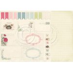 PD3611 Papier dwustronny Cut out - Vintage Garden