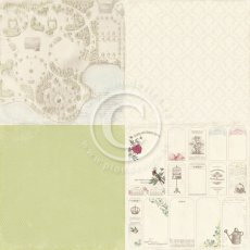 PD3706 Papier jednostronny Images - Vintage Garden - 6x6