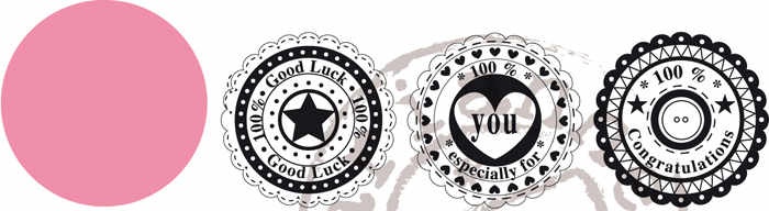 COL1320 Collectables - Wykrojnik Koło + stemple Sentiments