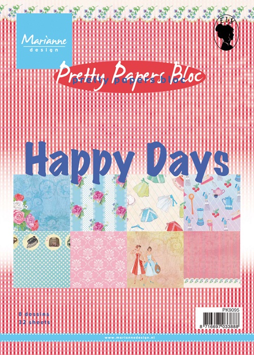 PK9095 Zestaw papierów A5 - Happy Days
