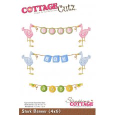 CC4x6-070 Wykrojnik Stork Banner