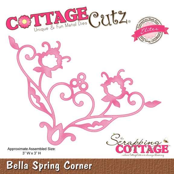 CCE-004 Wykrojnik Bella Spring Corner (Elites)