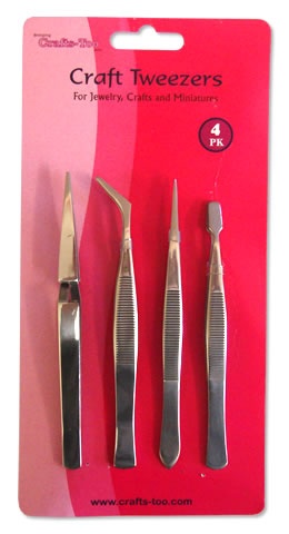 TWP01 Craft Tweezer Set (4pk)