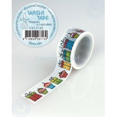 61.7132 Washi tape Present & cupcakes 20mm x 5m