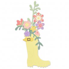 663322 Sizzix Thinlits Die Set 17PK - Rain Boot Planter