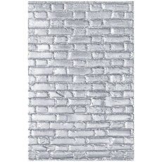664259 Sizzix • 3-D Texture Fades Embossing Folder Brickwork by Tim Holtz