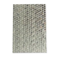 664999 Sizzix • 3D Textured Impressions Embossing Folder Honeycomb Frenzy